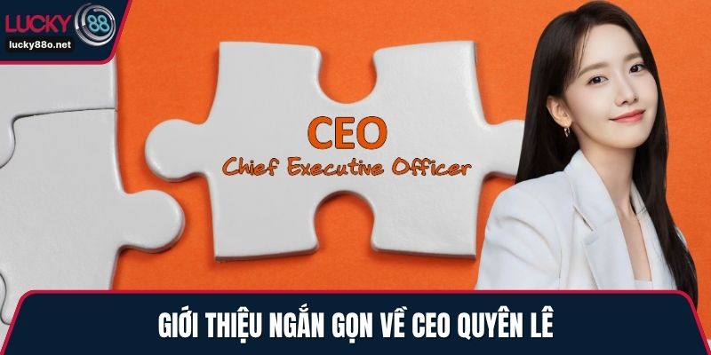 Giới thiệu ngắn gọn về CEO Quyên Lê